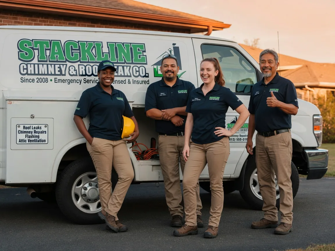 Chimney flashing repair company in Isabella, OK